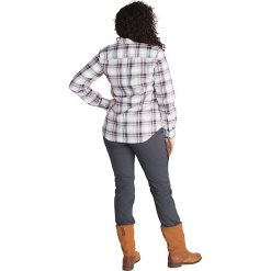 ExOfficio Women's Madison Midweight Flannel LS Shirt -Louis Garneau Sales 10443241x1010868 vBack